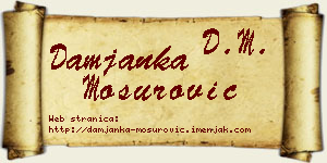 Damjanka Mosurović vizit kartica